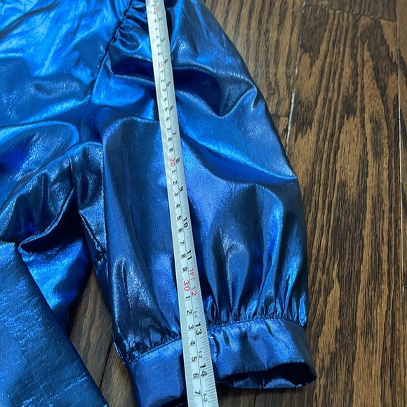 Puff Sleeve Tie Shift Dress - Picture 11 of 11